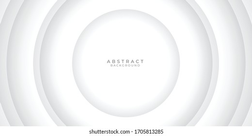 Grey white abstract background geometry shine and layer element vector for presentation design. Suit for business, corporate, institution, party, festive, seminar, and talks