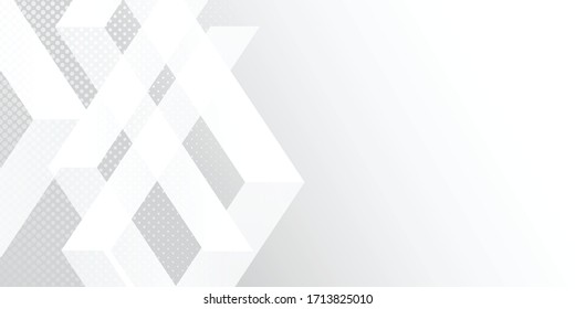 Brillo de geometría de fondo abstracto en blanco gris y vector de elemento de capa para el diseño de la presentación. Demanda para negocios, corporaciones, instituciones, fiestas, fiestas, seminarios y charlas