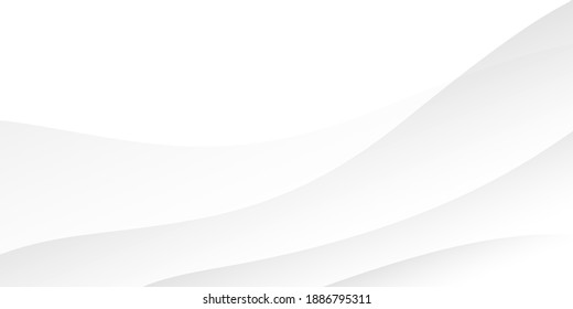 Grey white abstract background geometry shine and layer element vector for presentation design. Suit for business, corporate, institution, party, festive, seminar, and talks.