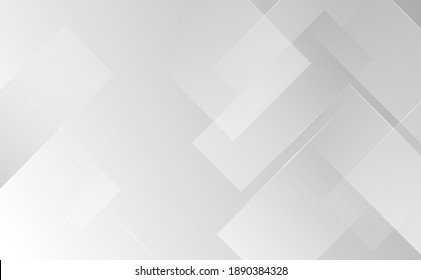 Grey and White Abstract background geometry shine and layer element concept building structure vector illustration.