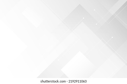 Grey and White Abstract background geometry shine and layer element concept hexagon structure vector illustration.