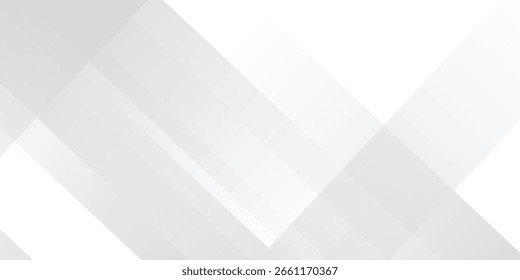 Brillo de geometría de fondo abstracto blanco gris y Vector de elemento de capa para diseño de presentación