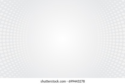 Grey white abstract background halftone dot style background concept