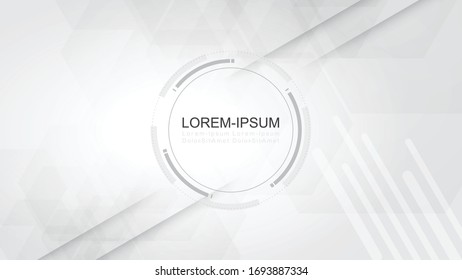 Grey white abstract background modern design copyspace for your text
