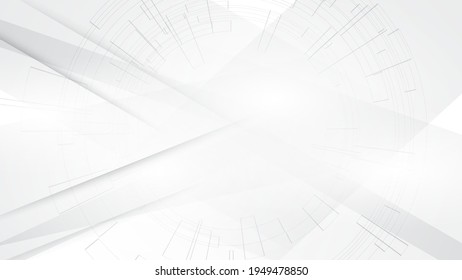 Fondo abstracto de color blanco gris diseño moderno espacio de copia para el texto