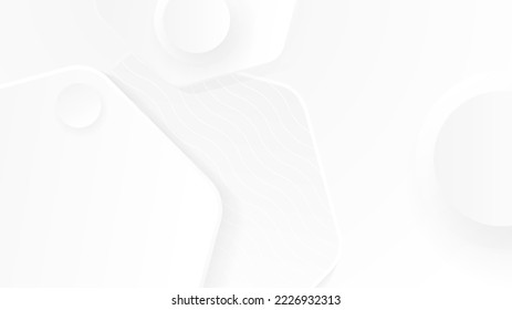 Brillo de fondo de papel de fondo y vector de elemento de capa gris blanco para el diseño de presentación. Demanda para negocios, corporaciones, instituciones, fiestas, fiestas, seminarios y charlas.