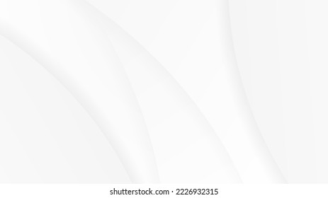 Grey white abstract background paper shine and layer element vector for presentation design. Suit for business, corporate, institution, party, festive, seminar, and talks.