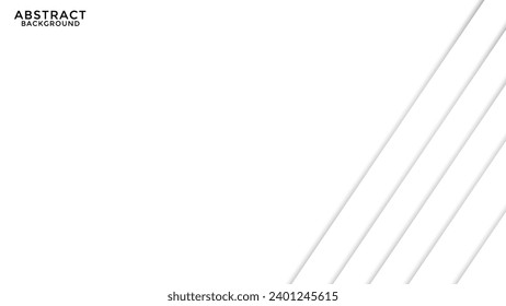 Grey white abstract background paper shine and layer element vector for presentation design. Suit for business, corporate, institution, party