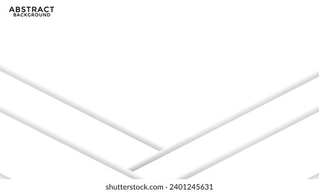 Grey white abstract background paper shine and layer element vector for presentation design. Suit for business, corporate, institution, party