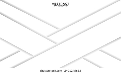 Grey white abstract background paper shine and layer element vector for presentation design. Suit for business, corporate, institution, party