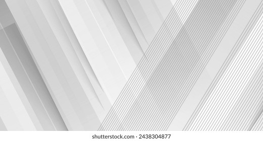 Grey white abstract background paper shine and layer element vector for presentation design. Suit for business, corporate, institution, party, festive, seminar, and talks vector grey
