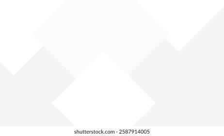 Grey white abstract background paper layer square shape for presentation design. Suit for business, festive, seminar, and talks.