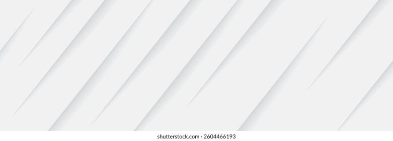 Grey white abstract background paper shine and layer element vector for presentation design. Suit for business, corporate, institution, party, festive, seminar, and talks.