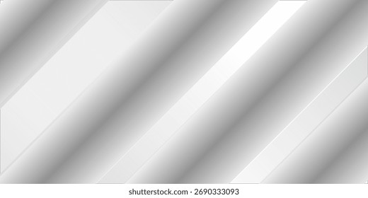 Grey white abstract background paper shine and layer element vector for presentation design. Suit for business, corporate, institution, party, festive, seminar, and talks.
