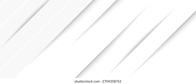 Grey white abstract background paper shine and layer element vector for presentation design. Suit for business, corporate, festive. EPS10, website