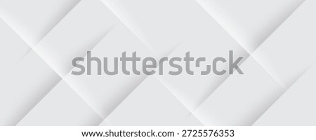 Grey white abstract background paper shine and layer element vector for presentation design. 
