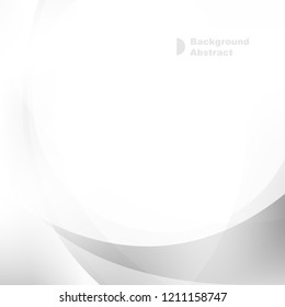 Grey & White abstract background. template layout or poster, banner. have space for text.
