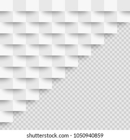 Grey and white abstract background transparency for presentation product, illustration eps10