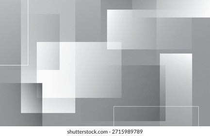Grey and white abstract geometric background. Eps10 vector