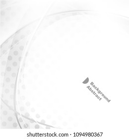 Grey & White Abstract Halftone texture Background Design. Vector Style. use for template layout banner, poster, Homepage Website.