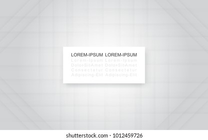 Grey white Abstract technology background with various technology elements