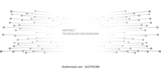 Grey white Abstract technology background, Hi tech digital connect, communication, high technology concept, science background