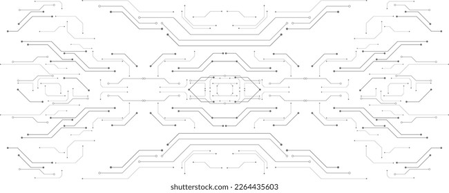 Fondo de tecnología Gris White Resumen, alta tecnología de conexión digital, comunicación, concepto de alta tecnología, ciencia, tecnología de fondo