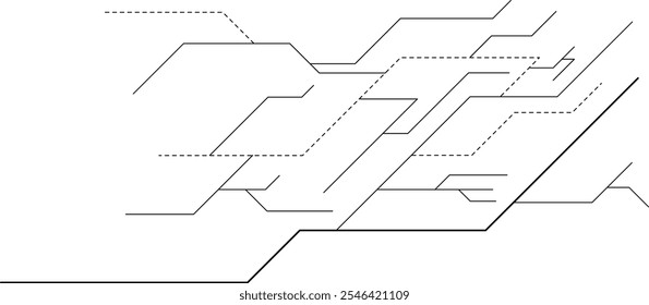 Grau, weiß Abstrakter Technologiehintergrund, High-Tech-Konzept