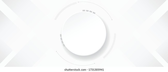 Grey white Abstract technology background,Hi tech digital connect, communication, high technology concept, science, technology background