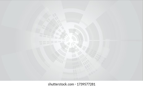 Grey white Abstract technology background,Hi tech digital connect, communication, science, technology background