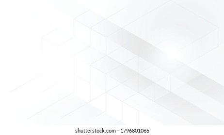 Antecedentes de la tecnología Gray white Resumen, alta tecnología de conexión digital, comunicación, concepto de alta tecnología, ciencia, tecnología de fondo