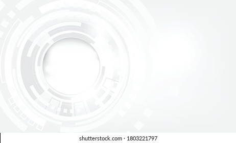 Antecedentes de la tecnología Gray white Resumen, alta tecnología de conexión digital, comunicación, concepto de alta tecnología, ciencia, tecnología de fondo