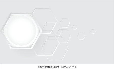 Grey white Abstract technology background,Hi tech digital connect, communication, high technology concept, science, technology background