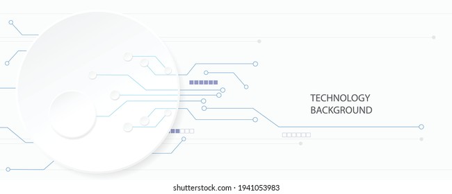 Grey white Abstract technology background,Hi tech digital connect, communication, high technology concept, science, technology background