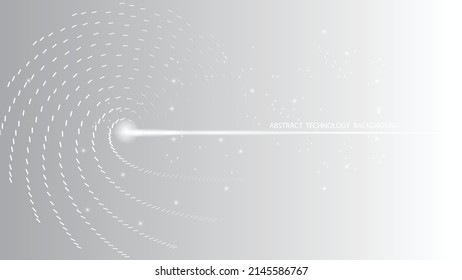 Grey white Abstract technology background,Hi tech digital connect, communication, high technology concept, science, technology background