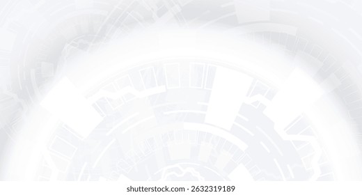Grey white Abstract technology background,Hi tech digital connect, communication, high technology concept, science, technology background