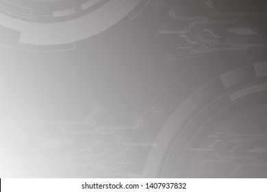 Grey and white Abstract technology background.Technology concept for copy space and presentation template.