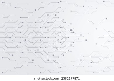 Grauweißer abstrakter Technologiekarton, strukturierter Hintergrund