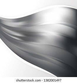 Grey and White Background Design Template Vector