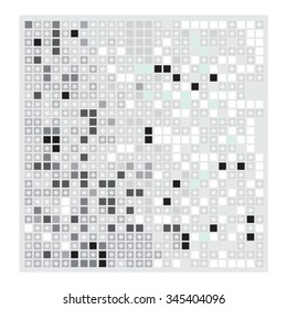 Grey white black Square mosaic background