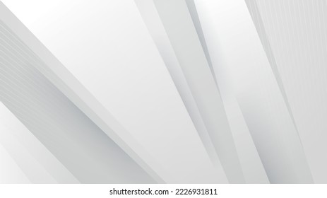 Grey white corporate abstract background with golden lines