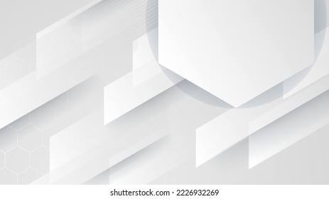 Fondo abstracto corporativo blanco gris con líneas doradas