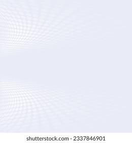 Grey and white dotted lines background with copyspace area. Black and white colored halftone effect perspective background.