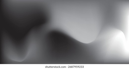 cinza e branco elegante cor de malha desfoque abstrato fundo papel de parede. Preto cinza padrão de desfoque gausiano de luxo. Textura de cor líquida do gradiente preto branco cinzento abstrato. cor monocromática metálica.