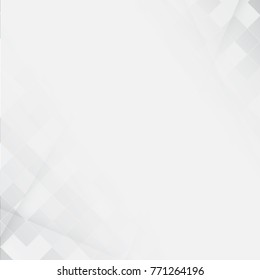 Grey & white element geometric background with gear shape. Vector abstract graphic design