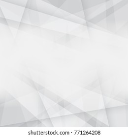 Grey & white element geometric background with gear shape. Vector abstract graphic design
