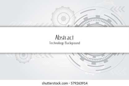 Grey white Frame abstract technology background communication concept