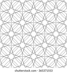 Grey and white geometric seamless pattern in modern stylish. Abstract background. Vector seamless pattern.
