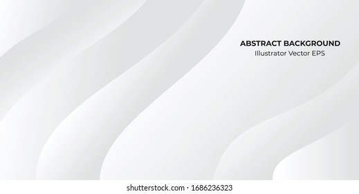 Fondo abstracto de lujo gris y blanco