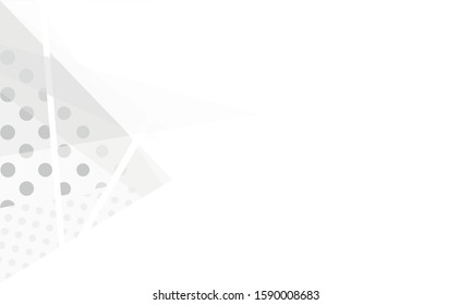 Grey white halftone abstract background design. graphic template. layout wallpapers, business cards, brochure, banner.
